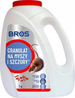 Bros Granules Silné jedovaté potkany myši 1 kg