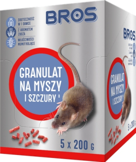 Bros myš a potkany granule 1 kg