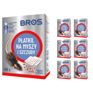 Bros Poison Mouse and Rats 140g 7 kusov