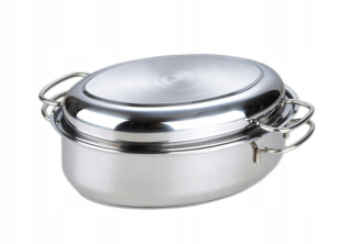 Pekáč -  Brytfanna 4L s KINGHOFF KH-3682 parný kazety