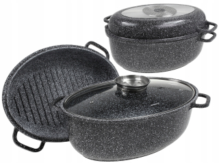 Nepriľnavý pekáč Klausberg Pekáč, pekáč husa, INDUKCIA + 8 l