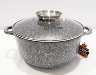 Hrniec, kastrol - Brytfanna. Granite pot. Marble 4,5l Hoffner