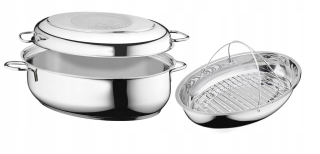 Pekáč - Grytfanna Steel ovál s vekom roštu