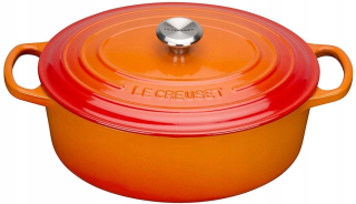 Pekáč -  LIŠTÝ ŽELEZNÝ ROASTER 31 cm PODPIS LE CREUSET 5AC6