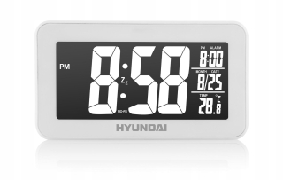 Hodiny - S budíkom a teplomerom HYUNDAI 321W AC DCF