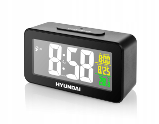 Hodiny - Budík s HYUNDAI AC a teplomer 322b DCF