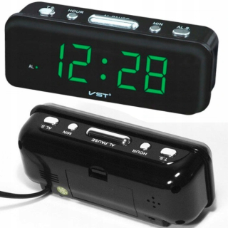 Hodiny - Budík elektronické hodiny LED 24h
