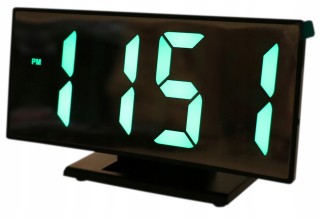 Hodiny - ALARM MIRROR LED digitálne hodiny teplomer 3053