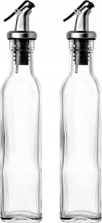 Fľaša so skleneným dávkovačom 500 ml 2 ks Juvale