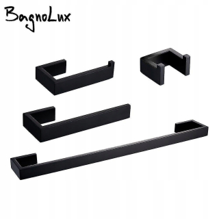 BagnoLux Stainless Steel Black Beautiful Self
