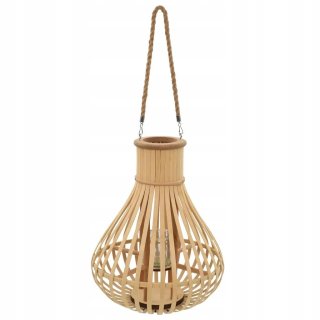 Lampáš, svietník - Bamboo Závesné lucerny sviečok