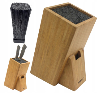 Krisberg Nôž stojan 25 cm Prírodný bambus