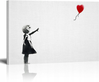 Banksy Graffiti Street Art Obrázok na plátne 'l