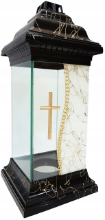 Večné svetlo, kahanec - Veľmi veľká sviečka kaplnka lampáš 41 cm