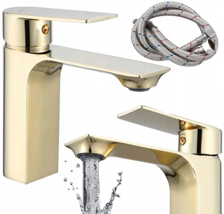 Nízko mestský zlatý umývací bedbový faucet