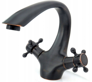 Retro starý čierny faucet