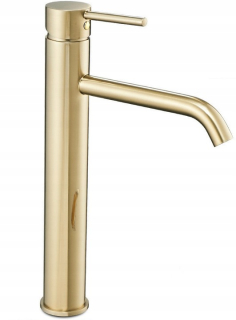 Vysoký jasný umývadlo faucet Lungo rea