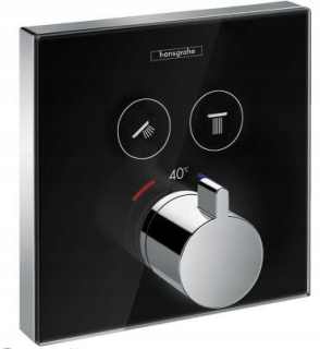 Hansgrohe sprchavselect čierna fluspy batéria