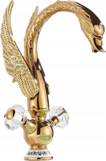Washbasin batéria Swan Crystal + Porcelain