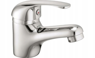Sink batéria mosadz chróm korok kliknite na zástrčku