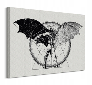 DC Comics Batman Dark Arts Picture Canvas 80x60 cm