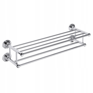 Bemeta Retro Chrome Double Towel Hanger