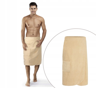 Sauna kilt 65 x 160 cm béžová