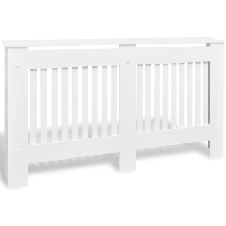 Kryt chladiča MDF 152 x 81 cm biely