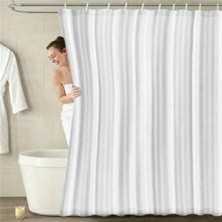 Biela sprchová závesy 180 cmx180cm nepremokavá