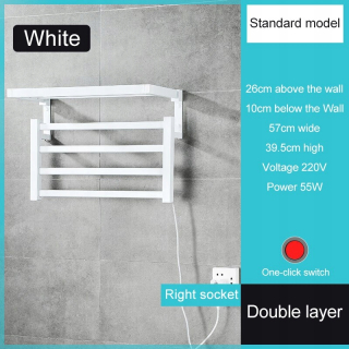 Biela dvojitá pravica 110V Ellen Electric Electric Katle