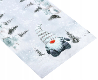Behun na stol - Tread odtiene šedej, viacstorivo 85 x 40 cm