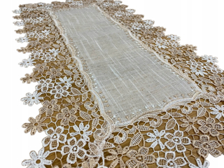 Behun na stol - Beige Tread, krém 70 x 35 cm