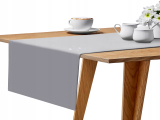 Behun na stol - Odtiene šedej šedej 110 x 40 cm