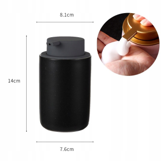 Dávkovač mydla - Black-1 keramické kúpeľňové fľaše pre SZ