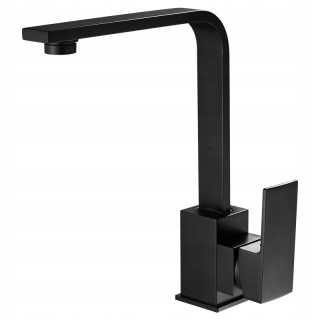Čierny kuchynský umývadlo faucet washin horúci a studený