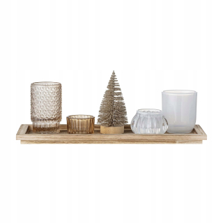 Svietník na stôl - Sada svietnikov Bloomingville 14 cm 4 sviečky