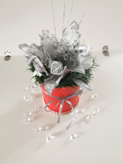Floral Box "Silver Snow" Christmas