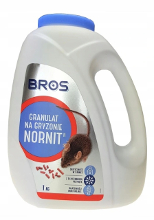 Granuly Bros Noranit na boj proti hlodavcom 1 kg