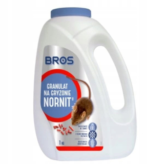 Bros NORANIT Granules na hlodavcoch 1 kg
