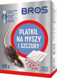 Bros vločky na myšiach a potkanoch 1 kg (5 x 200 g)
