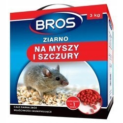 Bros otrávené jedovaté myš a potkany 3 kg