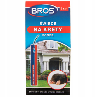 Sviečky Bros na móloch hmly 3 ks