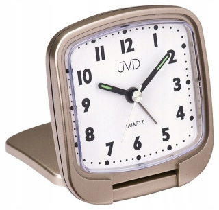 Hodiny - Budík JVD cestovateľ skladacie nap SR808.2
