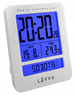 Hodiny - Budík Lavvu Rádiom riadené 2 7x9cm LAR0020