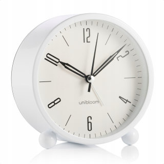 Hodiny - Watch Silent Alarm Silent Unibloom WHITE