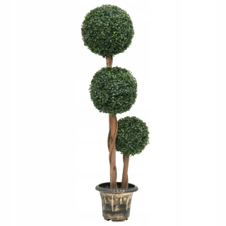 Umelá guľa Boxwood v hrnci 119 cm Vidaxl