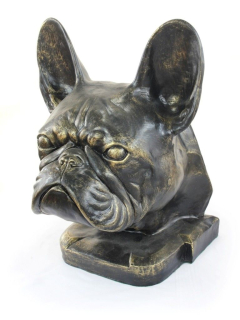 Francúzsky buldog veľký hlava socha socha