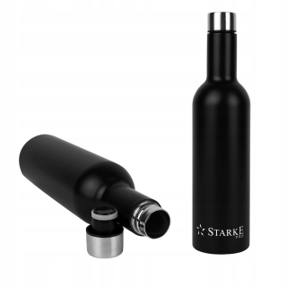 Starke Pro Fino 750 ml čierna tepelná fľaša