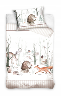 Posteľné obliečky - Carbotex Baby Bedding Set213009-17 90 x 120 cm viacfarebná