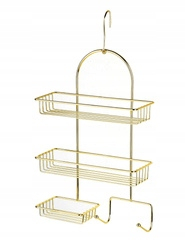 Carl Gold Kúpeľňa políčka H48x25x10cm 3 úrovne